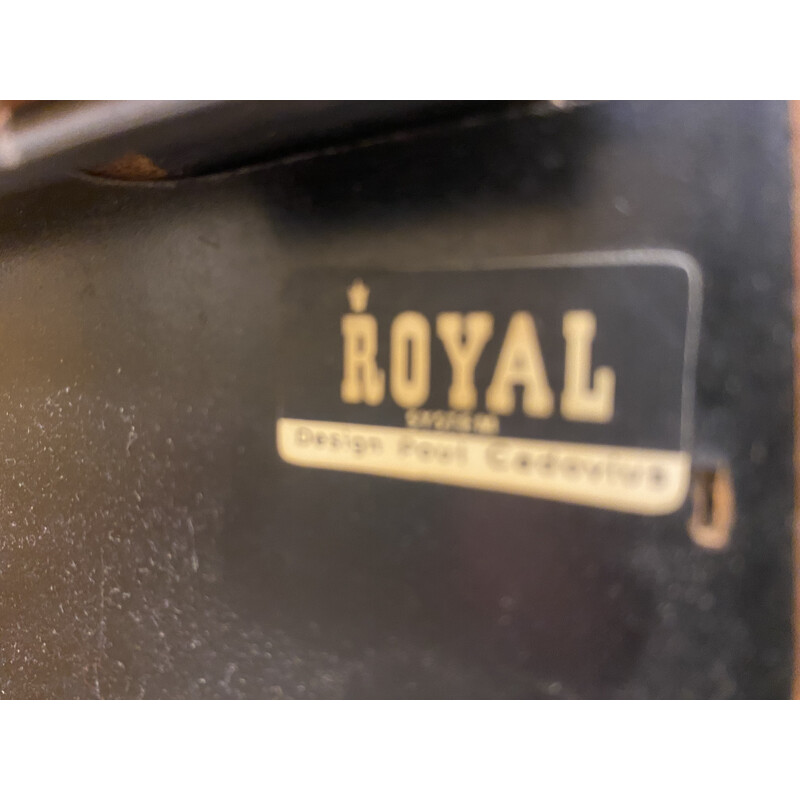 Vintage Scandinavisch teakhouten wandmeubel van Poul Cadovius voor Royal System, 1948