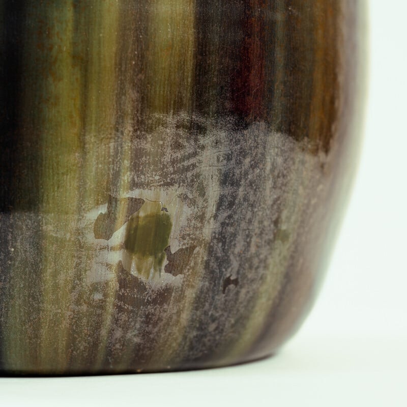Niederländische Vintage-Vase im Art-déco-Stil von De Rijn-Keramik