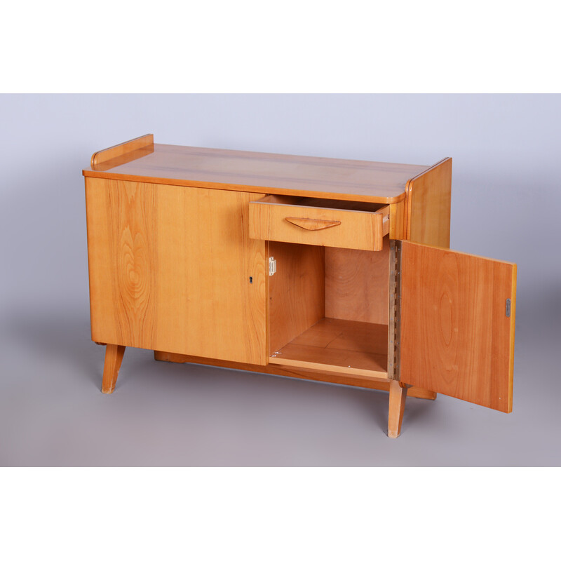 Mid-century ashwood cabinet by Tatra Pravenec, Czechia 1950s