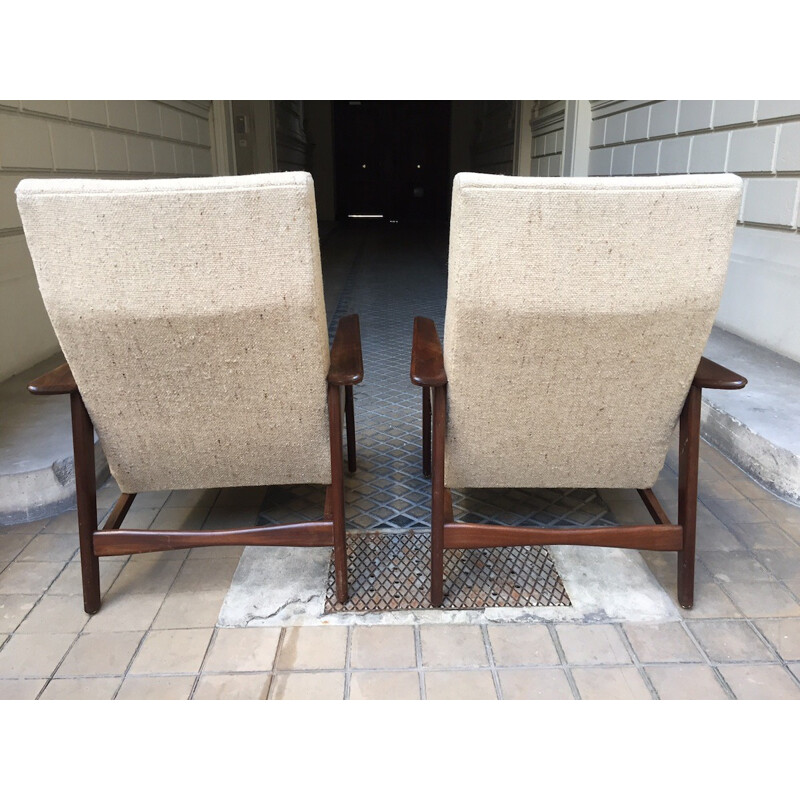 Pair of Scandinavian armchairs - 1960s