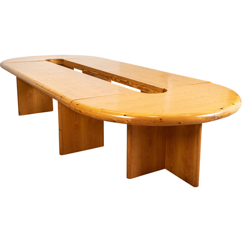 Vintage conference table by Rainer Daumiller for Hirtshals Savværk Møbler, 1980