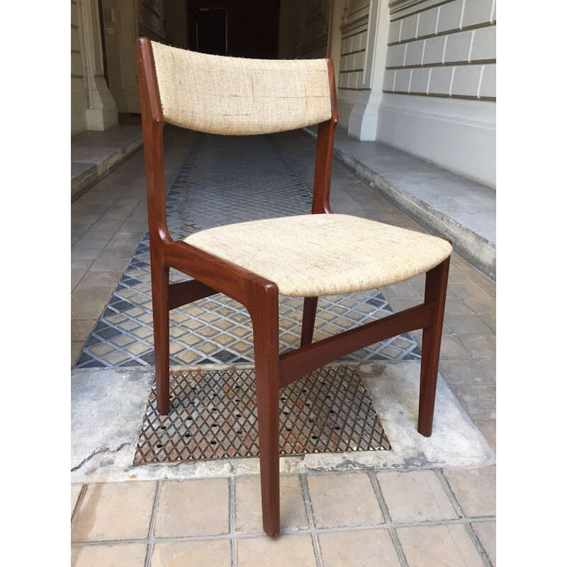 Set of 4 Scandinavian chairs - 1960s