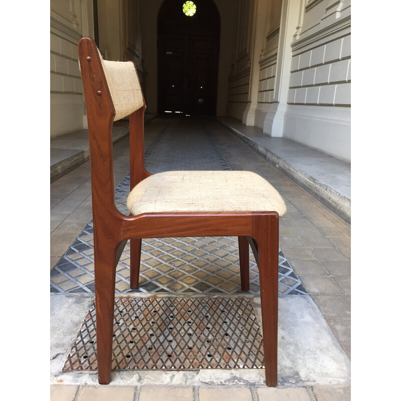 Set of 4 Scandinavian chairs - 1960s