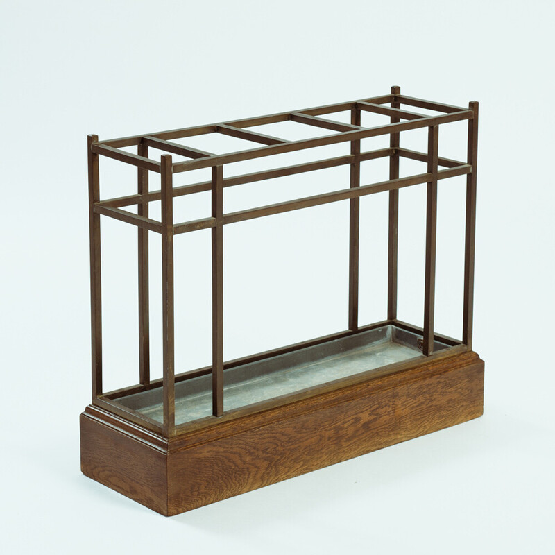 Rack de guarda-chuva Art Deco vintage