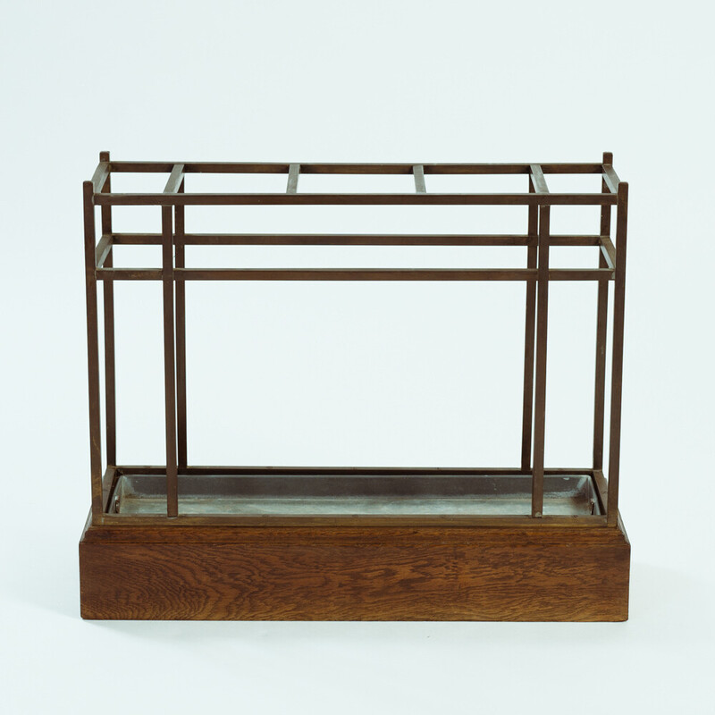 Rack de guarda-chuva Art Deco vintage