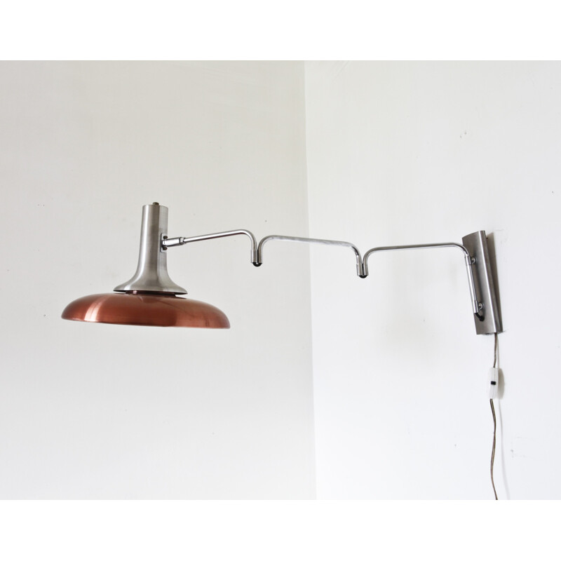 Wall lamp with swivel arm - 1960s