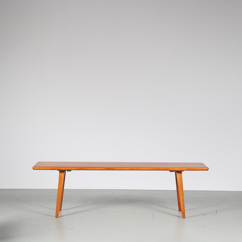 Vintage pine bench by Carl Malmsten for Svensk Fur, Sweden 1960