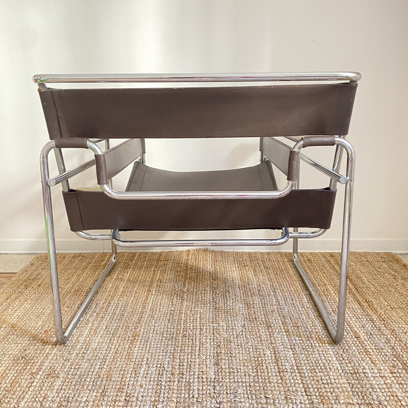 Fauteuil vintage Wassily de Marcel Breuer pour Gavina, 1970