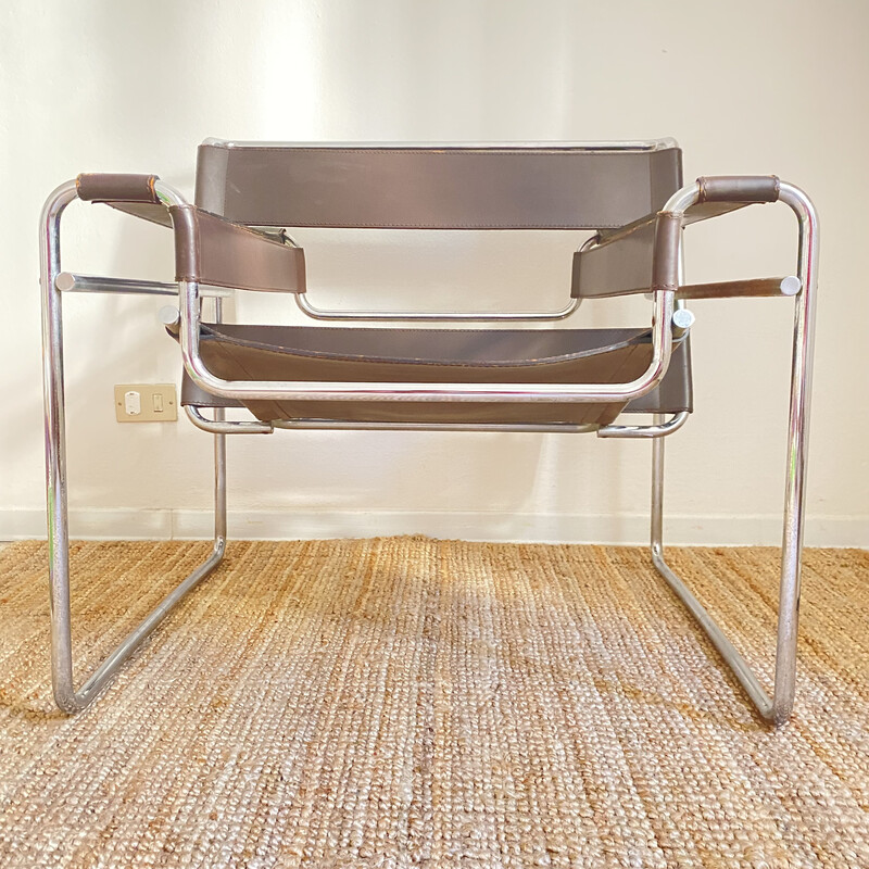 Vintage Wassily armchair by Marcel Breuer for Gavina, 1970