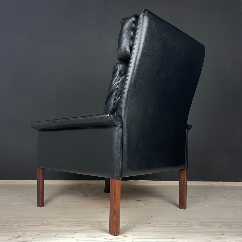 Fauteuil et ottoman vintage mod. 500 de Hans Olsen pour Vatne Møbler, Danemark 1960