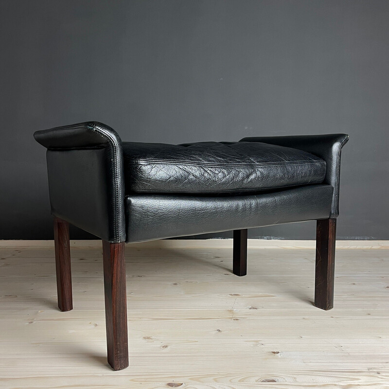 Fauteuil et ottoman vintage mod. 500 de Hans Olsen pour Vatne Møbler, Danemark 1960