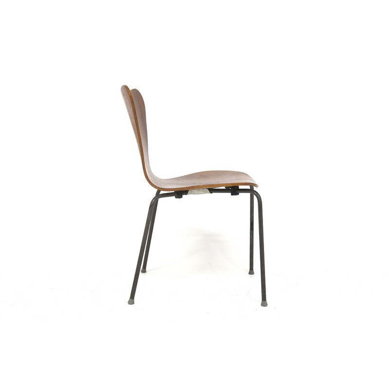 Cadeira Vintage "Sjuan" de Arne Jacobsen para Fritz Hansen, Dinamarca 1960