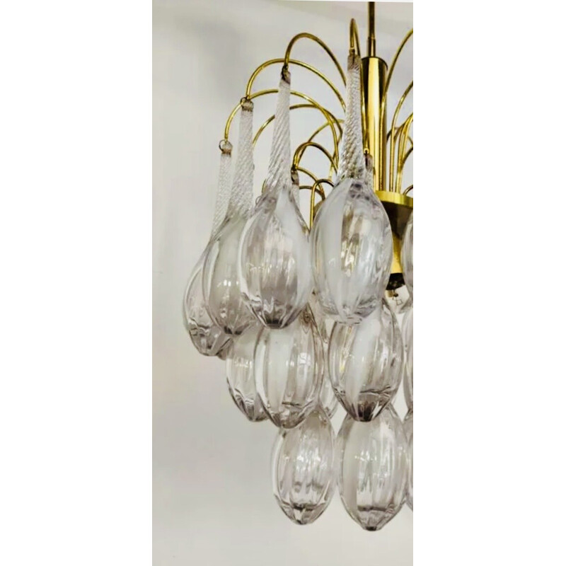 Lámpara colgante vintage Maracas en cristal de Murano de Venini