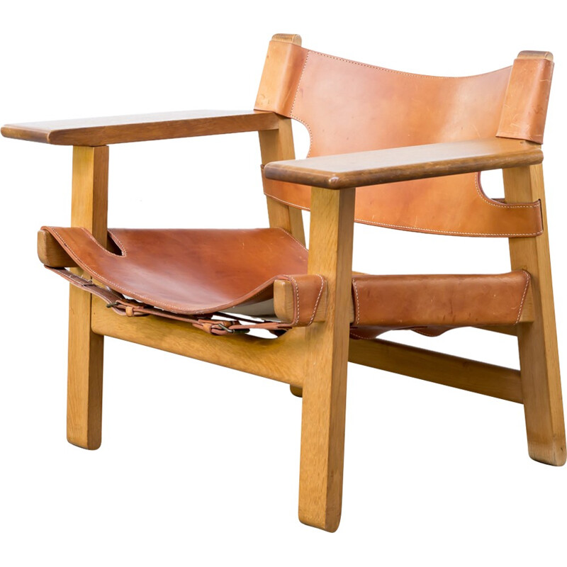 Fauteuil Chaise Espagnole par Borge Mogensen pour Fredericia - 1970