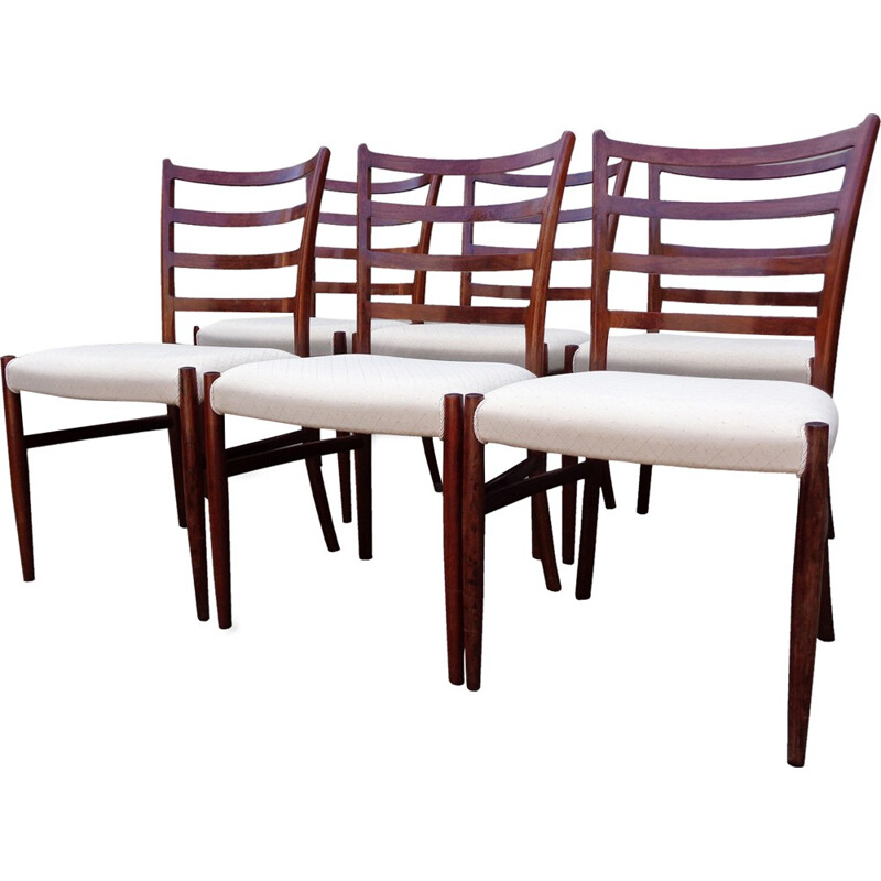 6 rosewood dining chair by Johannes Andersen - 1960s