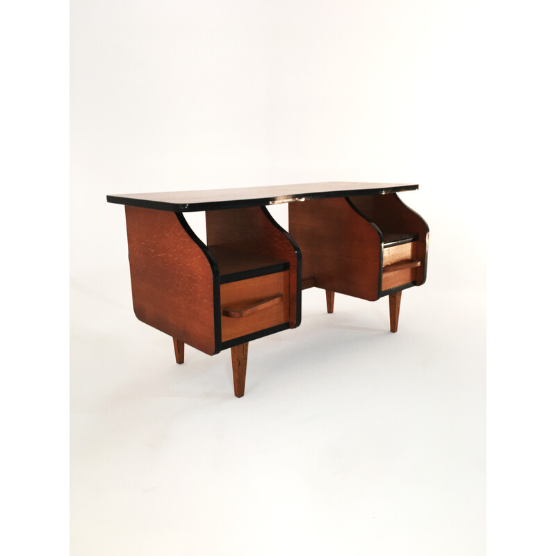 Vintage desk by Jacques Hauville, 1950