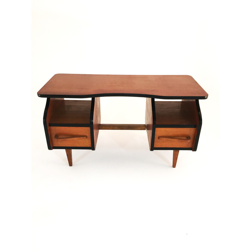 Vintage desk by Jacques Hauville, 1950