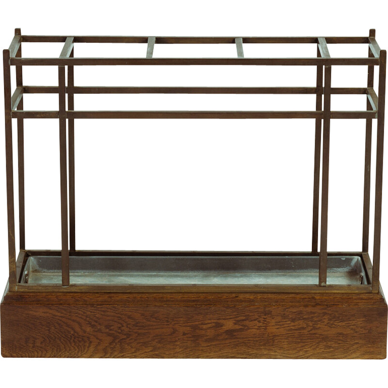 Rack de guarda-chuva Art Deco vintage