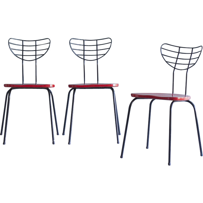 Vintage Radar Willy chairs by Van Der Meeren
