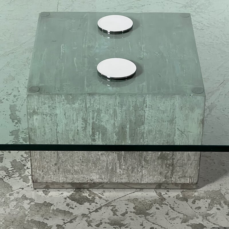 Table basse vintage modèle Sapo par Sergio et Giorgio Saporiti pour Saporiti Italia, 1970