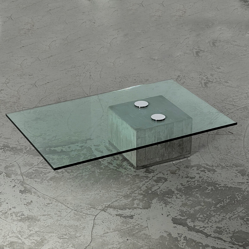 Vintage coffee table model Sapo by Sergio and Giorgio Saporiti for Saporiti Italia, 1970