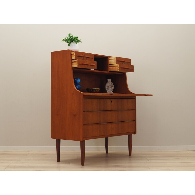 Vintage teak secretary, Denmark 1970s