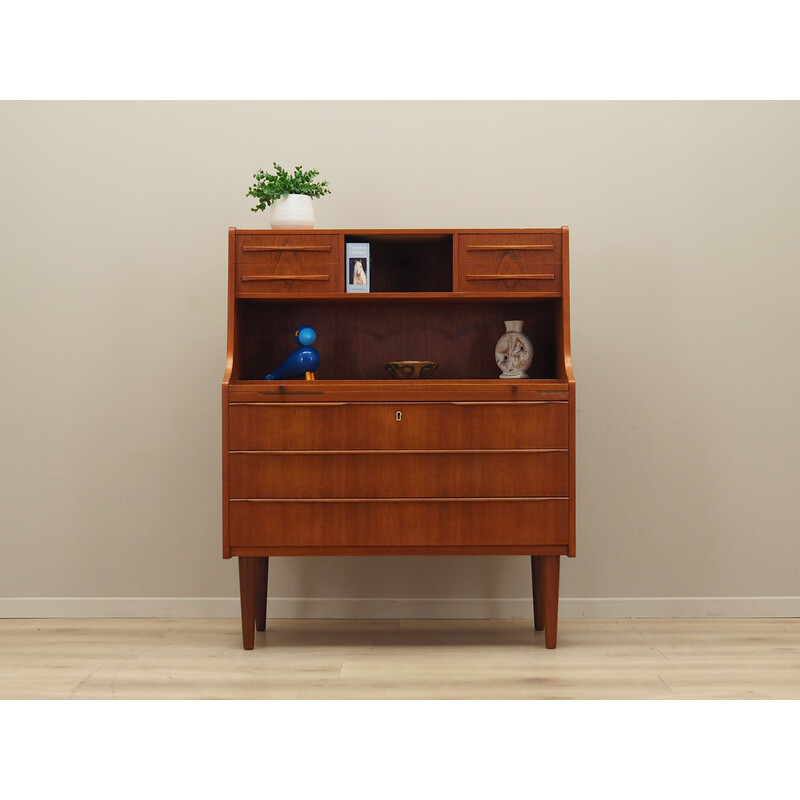 Vintage teak secretary, Denmark 1970s