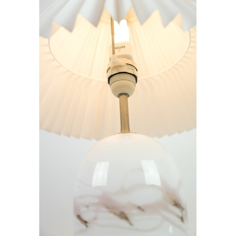 Vintage table lamp Holmegaard model Sakura by Michael Bang