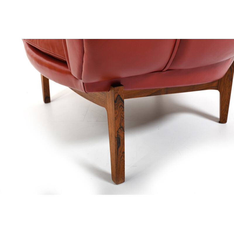 Dänischer Vintage-Sessel "Croissant" von Illum Wikkelsø für Holger Christiansen, 1950er Jahre