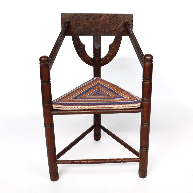 Traditioneller schwedischer Vintage-Stuhl "Munkstol".