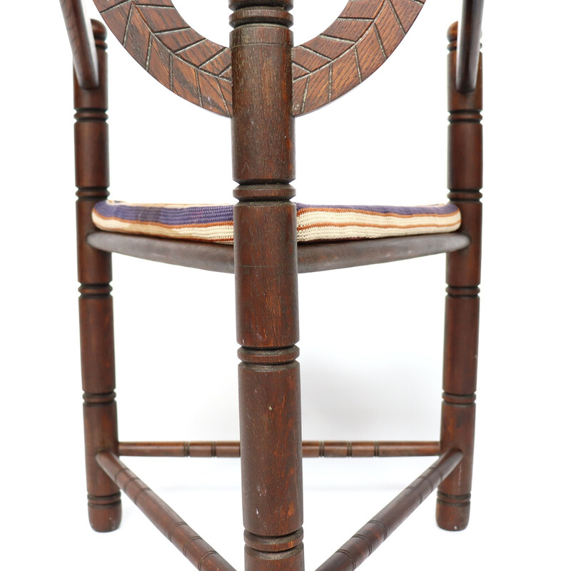 Chaise traditionnelle vintage Suédoise "Munkstol"