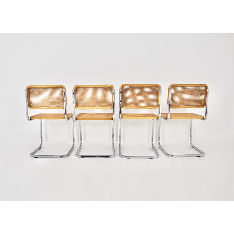 Set of 4 vintage chairs by Marcel Breuer