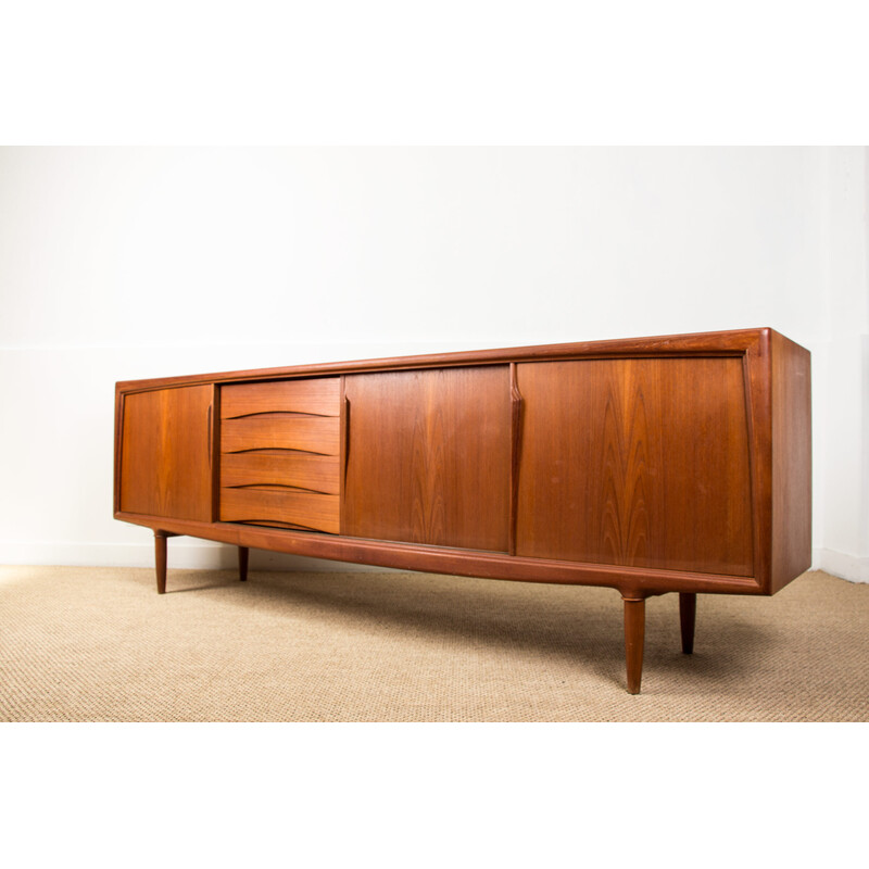 Vintage Danish teak sideboard by Gunni Omman for Axel Christensen Odder, 1960s