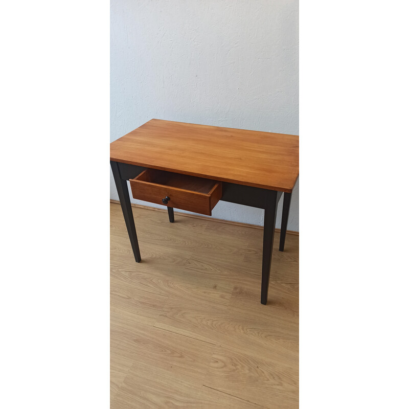 Vintage minimalist wooden kitchen table