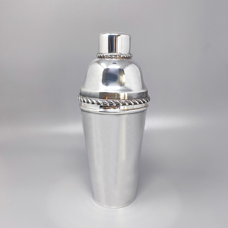 Vintage cocktail shaker in alpacca by Fornari, Italy 1960s