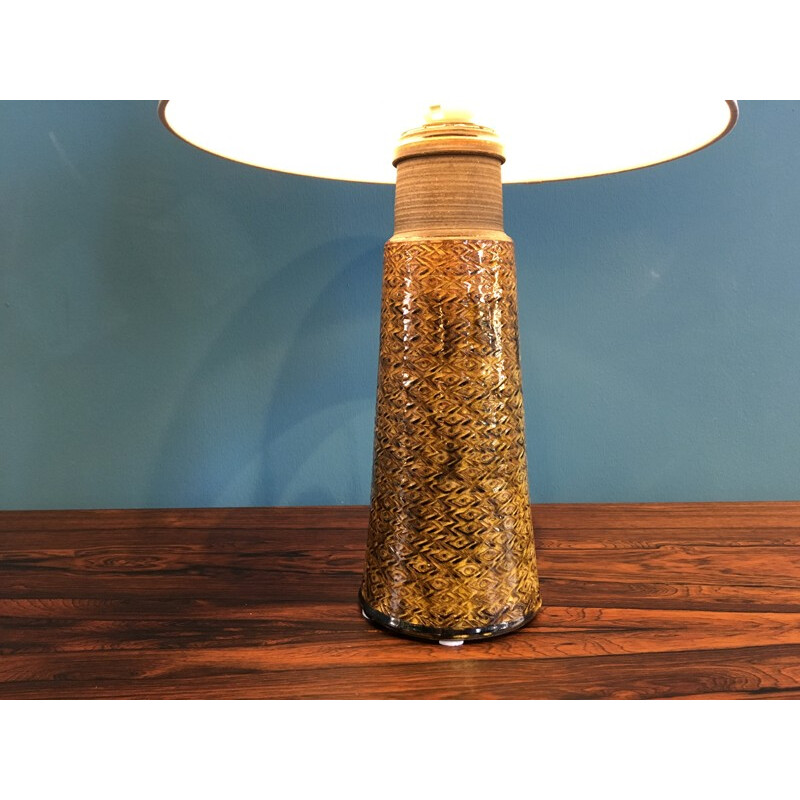 Stoneware table lamp by Nils Kähler - 1960s