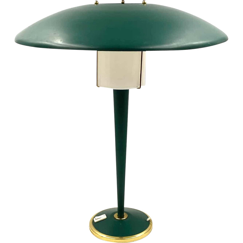 Lampe de table vintage - vert 1960