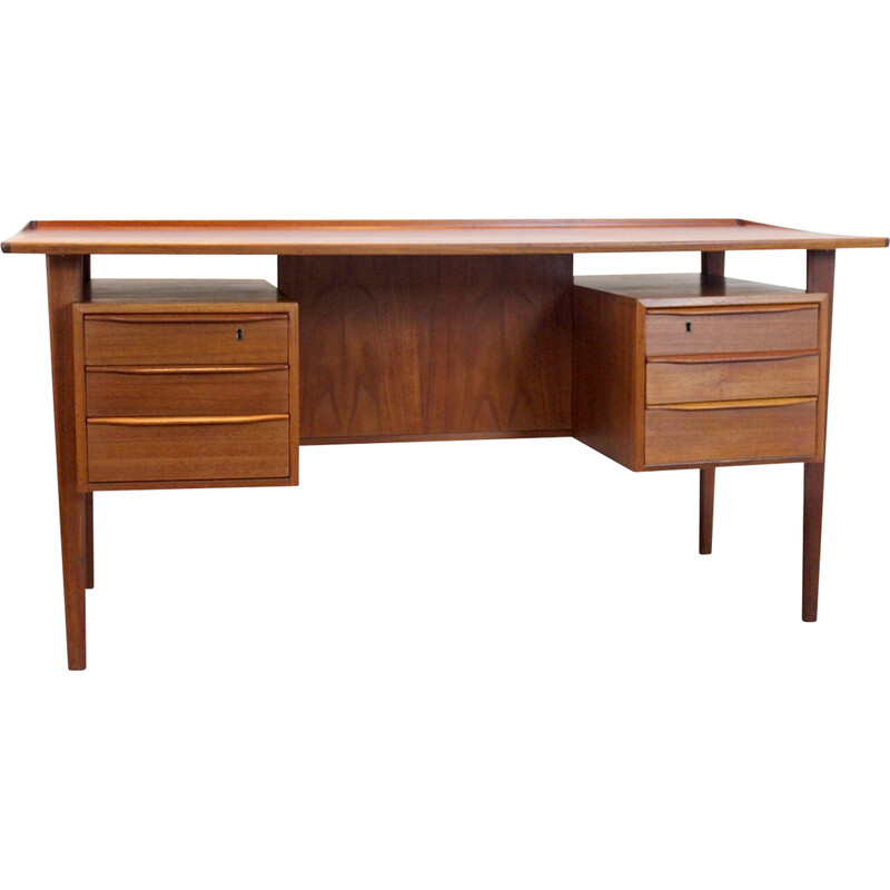 Vintage exquisite Free-standing Danish writing desk by Peter Løvig Nielsen, 1960s