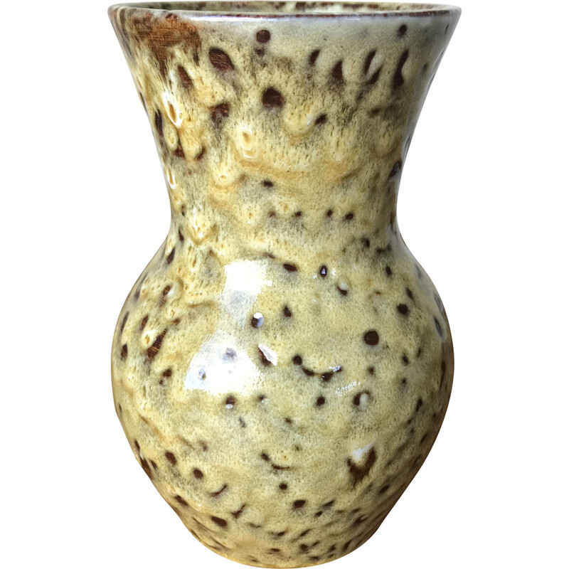 Vintage ceramic vase by Félix Céram for Vallauris