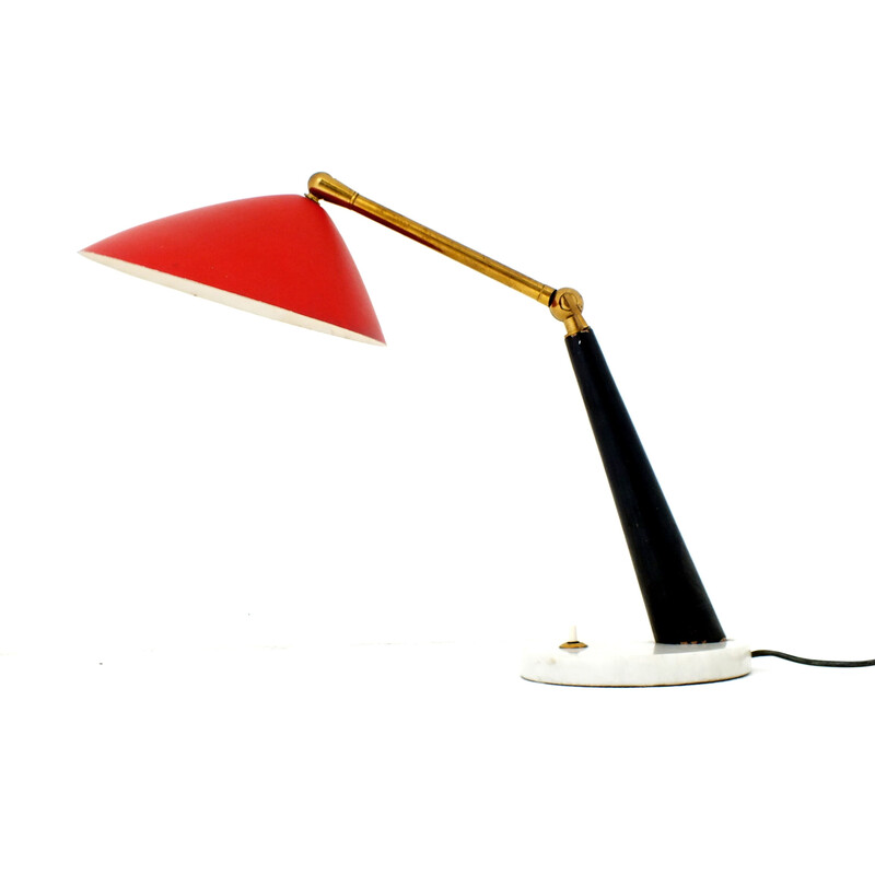 Vintage lamp by Oscar Torlasco for Stilux, Italy 1955