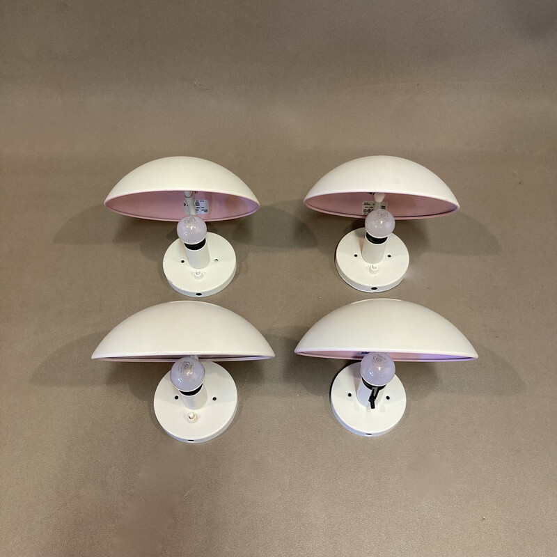 Set of 4 vintage modular wall lamps by Louis Poulsen, 1960