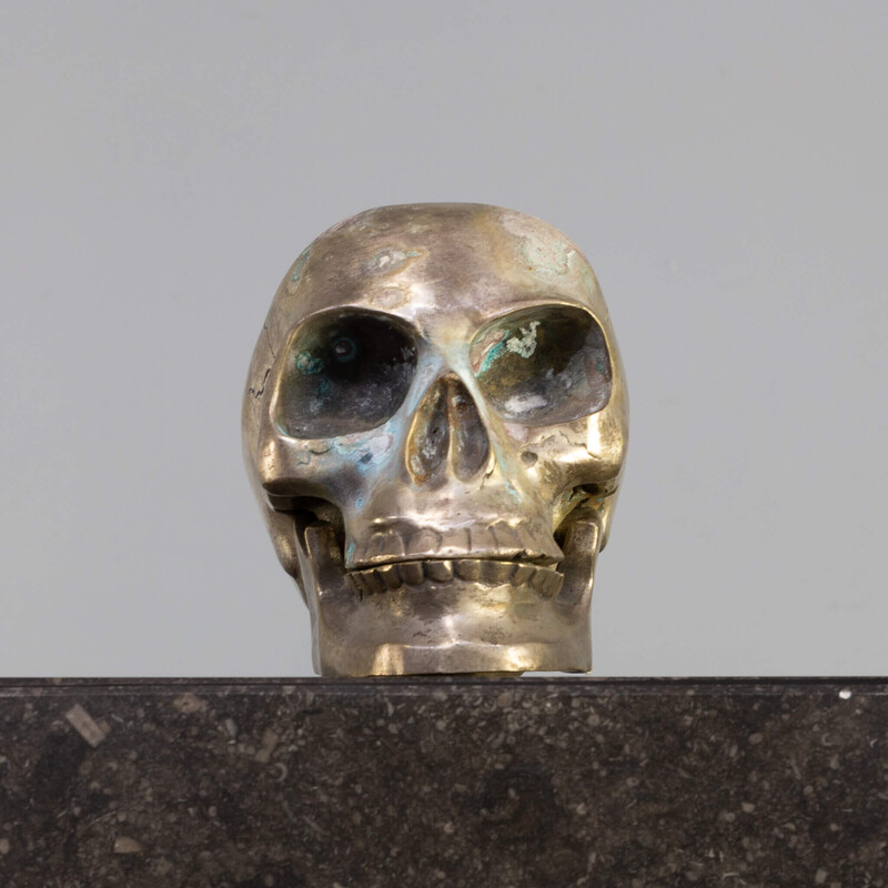 Vintage silver skull