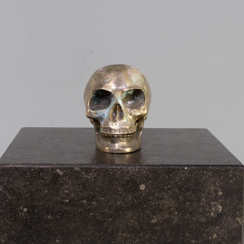 Vintage silver skull