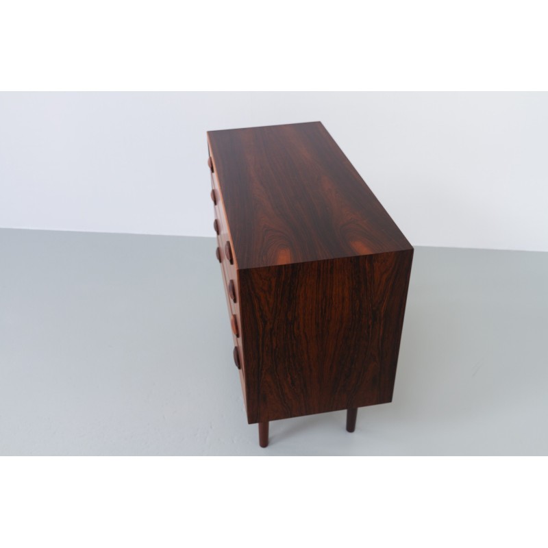 Vintage Danish rosewood chest of drawers by Kai Kristiansen for Fm Møbelfabrik, 1961