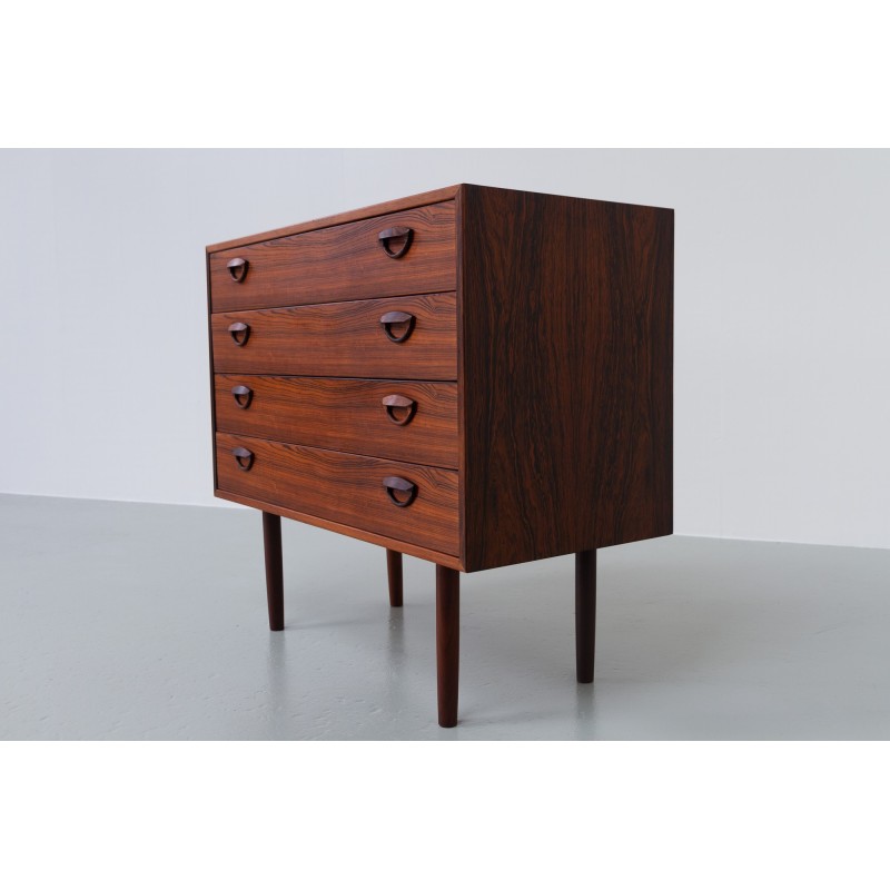 Vintage Danish rosewood chest of drawers by Kai Kristiansen for Fm Møbelfabrik, 1961