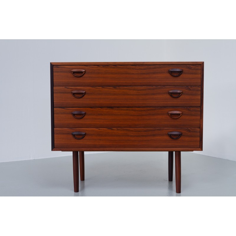 Commode danoise vintage en palissandre par Kai Kristiansen pour Fm Møbelfabrik, 1961