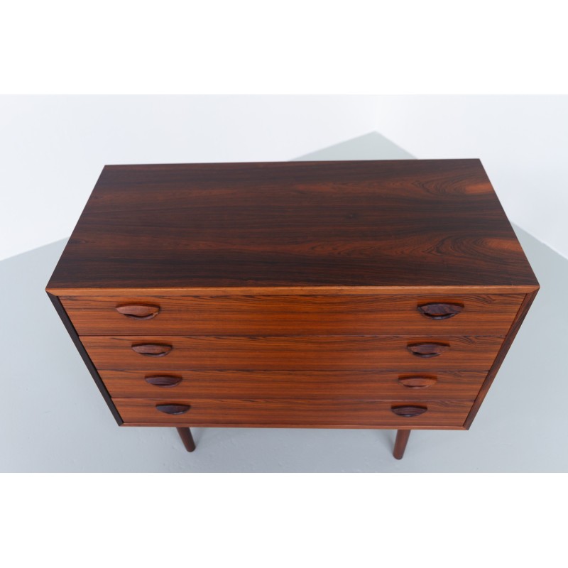 Vintage Danish rosewood chest of drawers by Kai Kristiansen for Fm Møbelfabrik, 1961