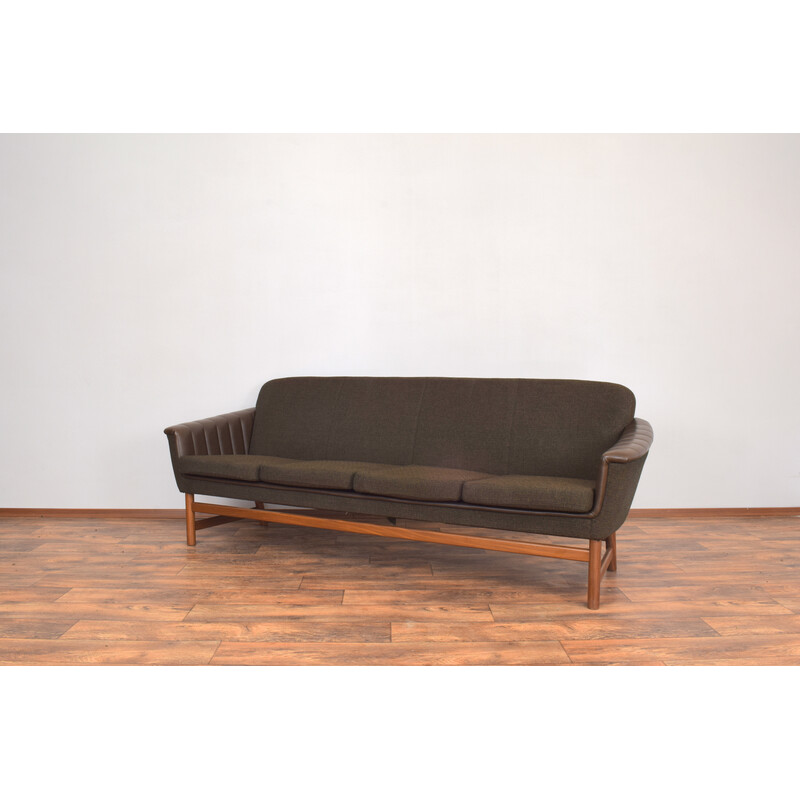 Norwegisches Teakholzsofa aus der Mitte des Jahrhunderts von Møre Lenestolfabrikk, 1960er Jahre