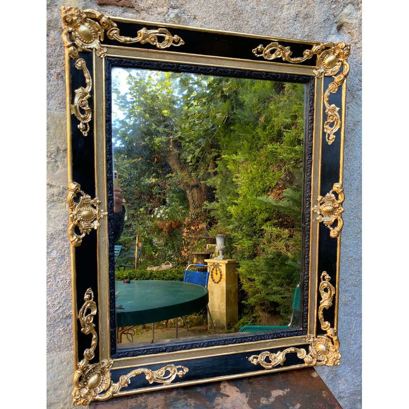 Miroir vintage doré