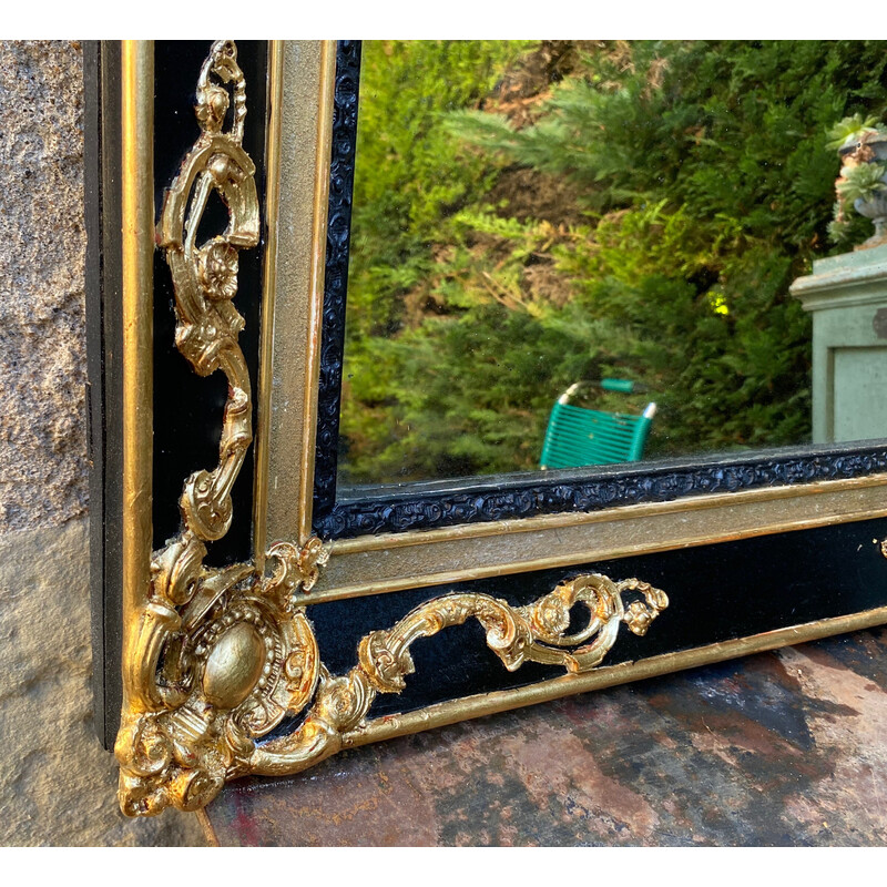 Vintage gold mirror